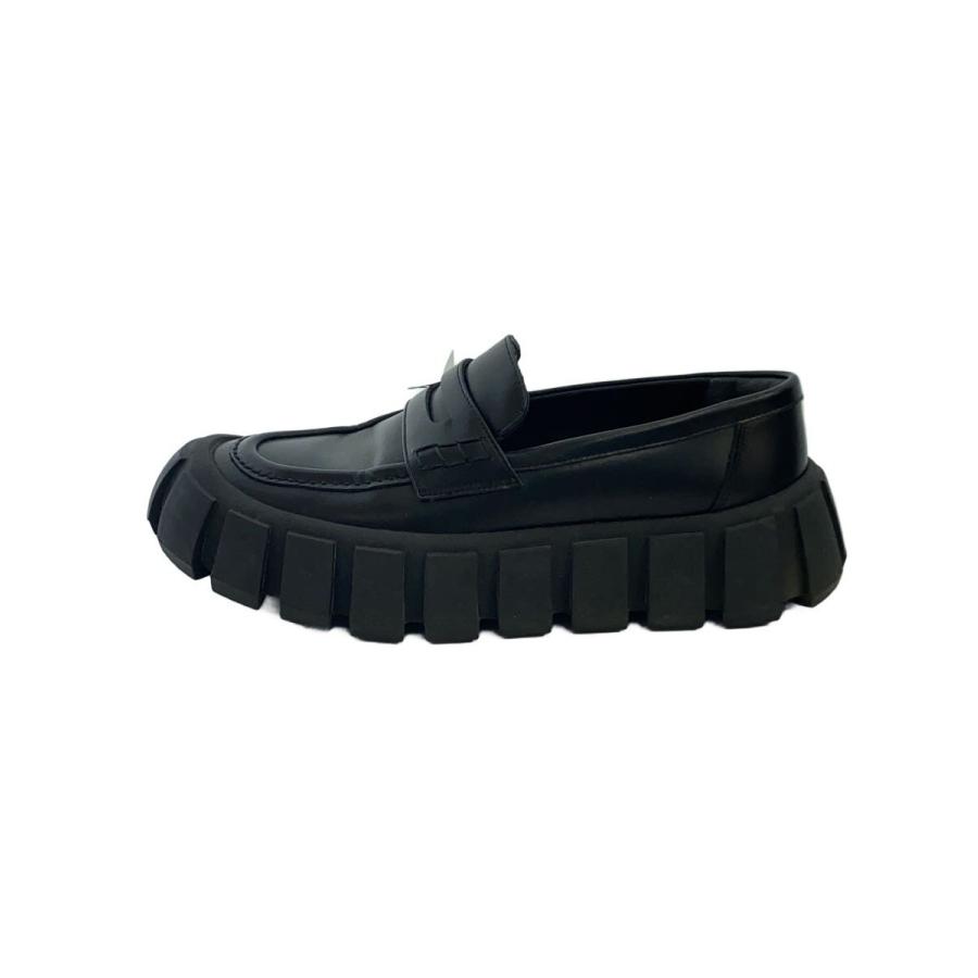 Onitsuka Tiger◇ローファー/22.5cm/BLK/レザー : セカンドストリート