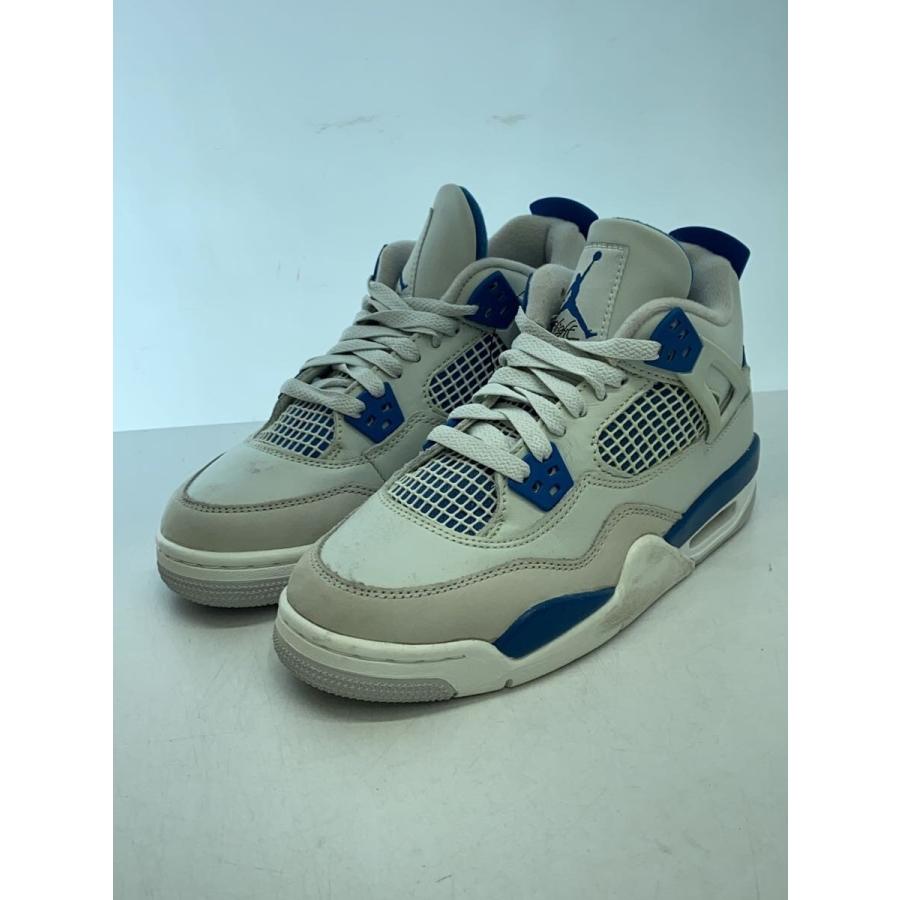 NIKE◇AIR JORDAN 4 RETRO GS_エア ジョーダン レトロ GS/23.5cm/WHT 
