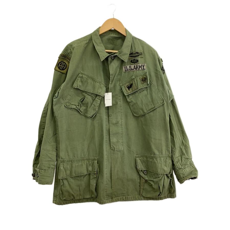 ACORN購入ジャングルファティーグジャケット U.S.ARMYビンテージ US.ARMY◇60s/4th/ジャングルファティーグ/ジャケット/--/コットン/GRN