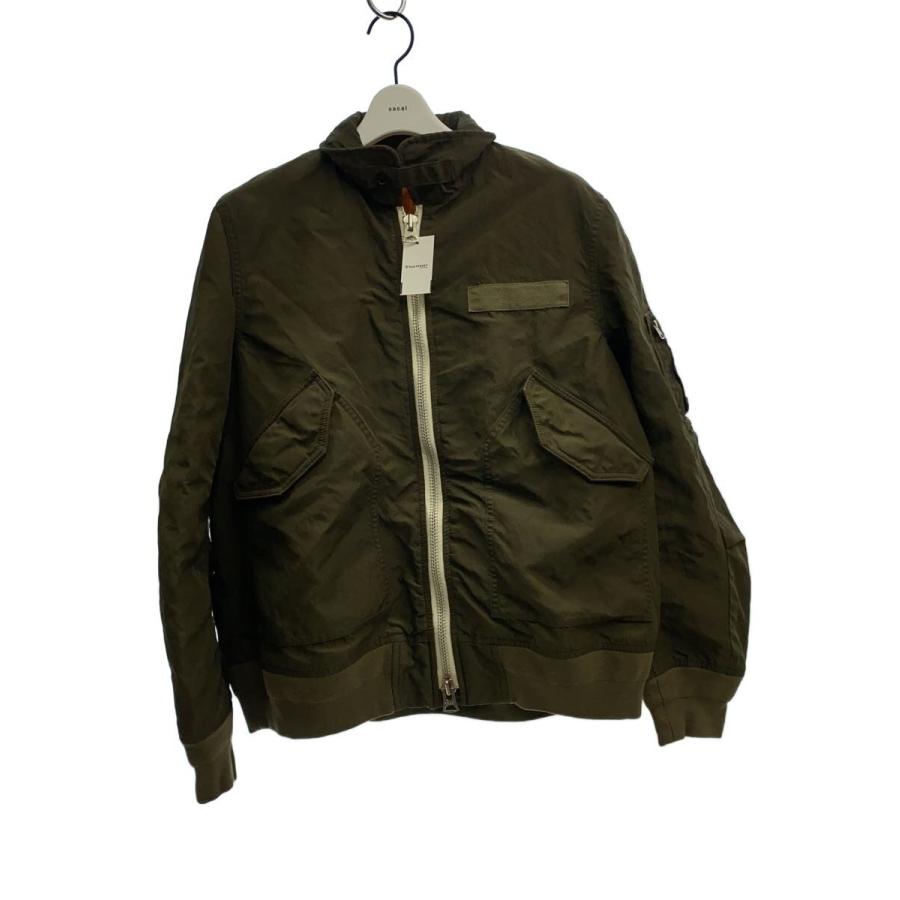 sacai◇Treated Nylon Twill Blouson/ジャケット/1/ナイロン/KHK/26