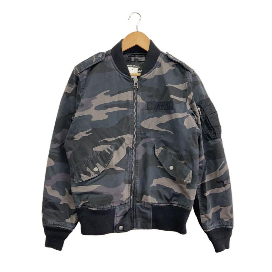 AVIREX 迷彩柄 フライトジャケット Lサイズ AVIREX◇CAMOUFLAGE L-2B/ジャケット/M/コットン/BLK/カモフラ/783