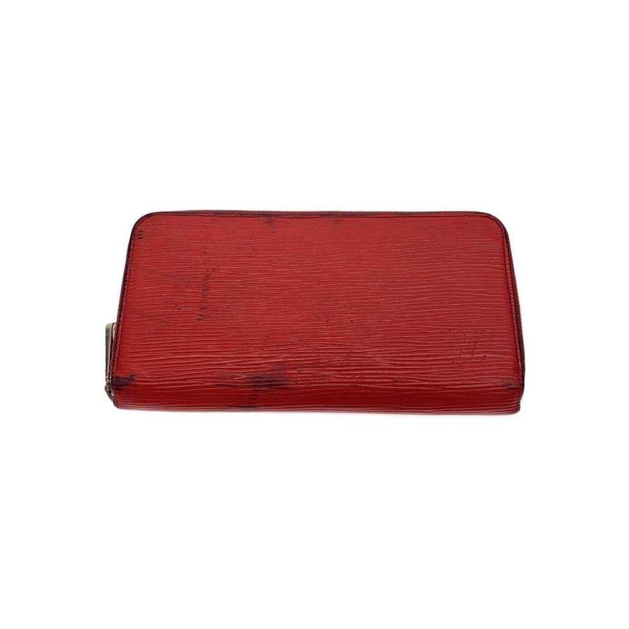 LOUIS VUITTON◇ポルト・フォイユ・クレマンス_エピ/レザー/RED 