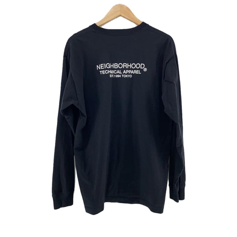 NEIGHBORHOOD◇長袖Tシャツ/M/コットン/BLK : セカンド NEIGHBORHOOD◇長袖Tシャツ/M/コットン/BLK : セカンド