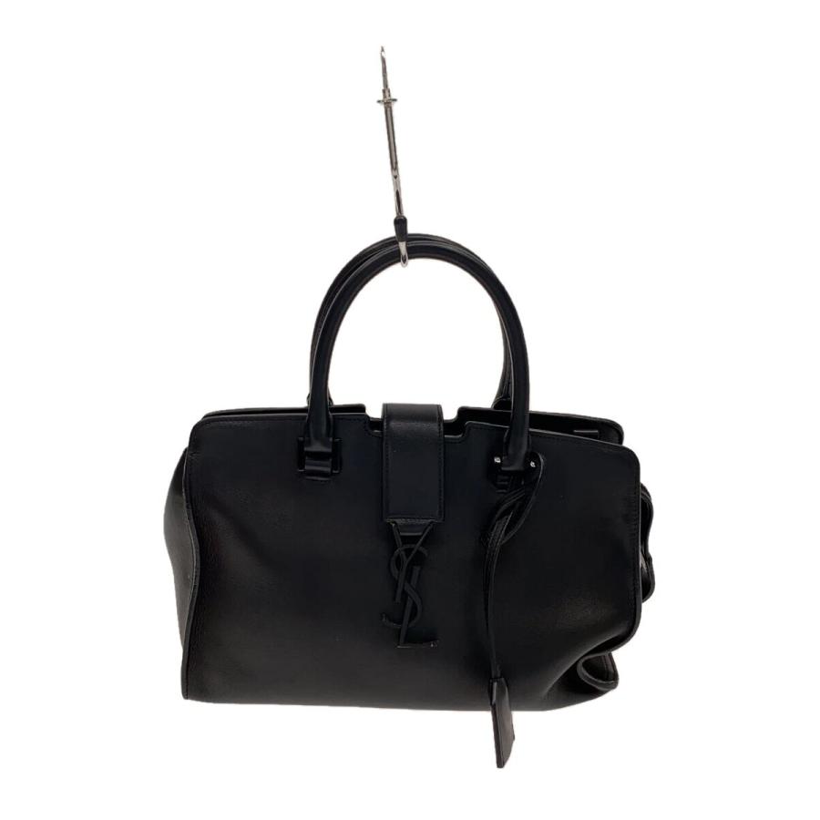 SAINT LAURENT◇ハンドバッグ/レザー/BLK/LTH424868・0216/ショルダー
