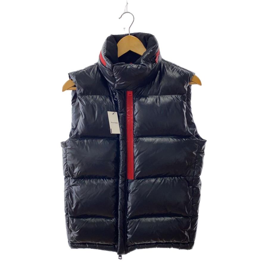 MONCLER / MONCLER/0209S4833550 53048/ダウンベスト/0/ナイロン/BLK MONCLER◇ダウンベスト/0/ナイロン/BLK/無地 : セカンドストリート