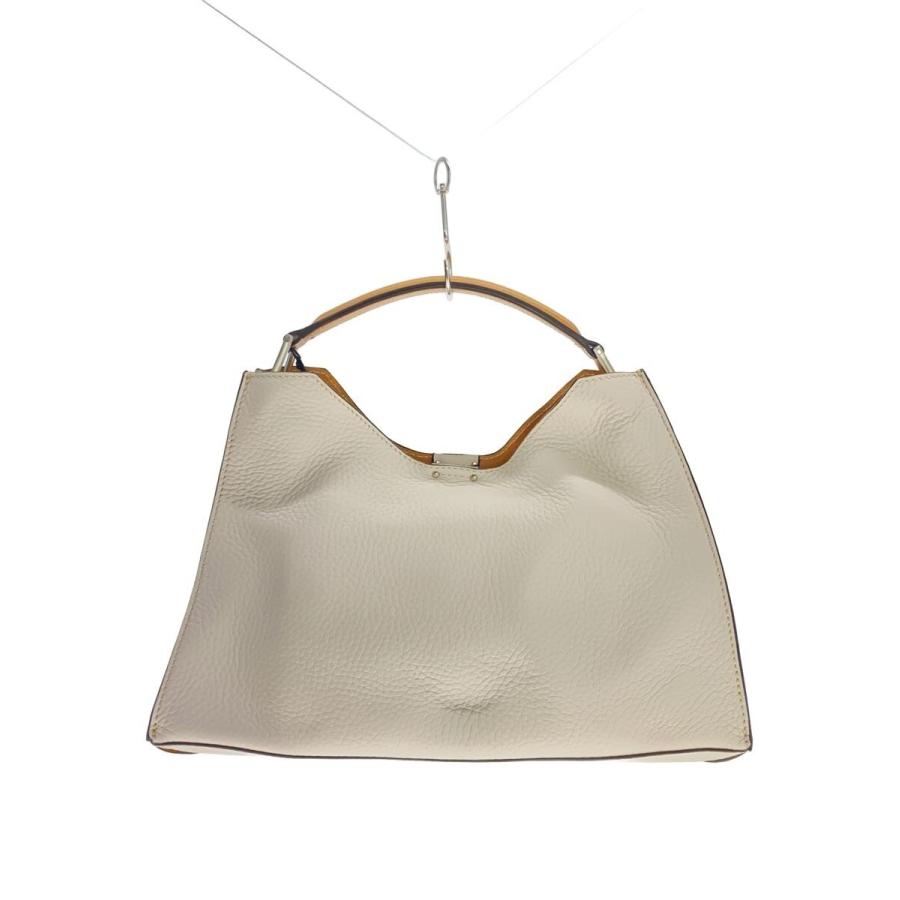 GIANNI CHIARINI◇Aurora leather tote bag/ハンドバッグ/レザー/WHT 