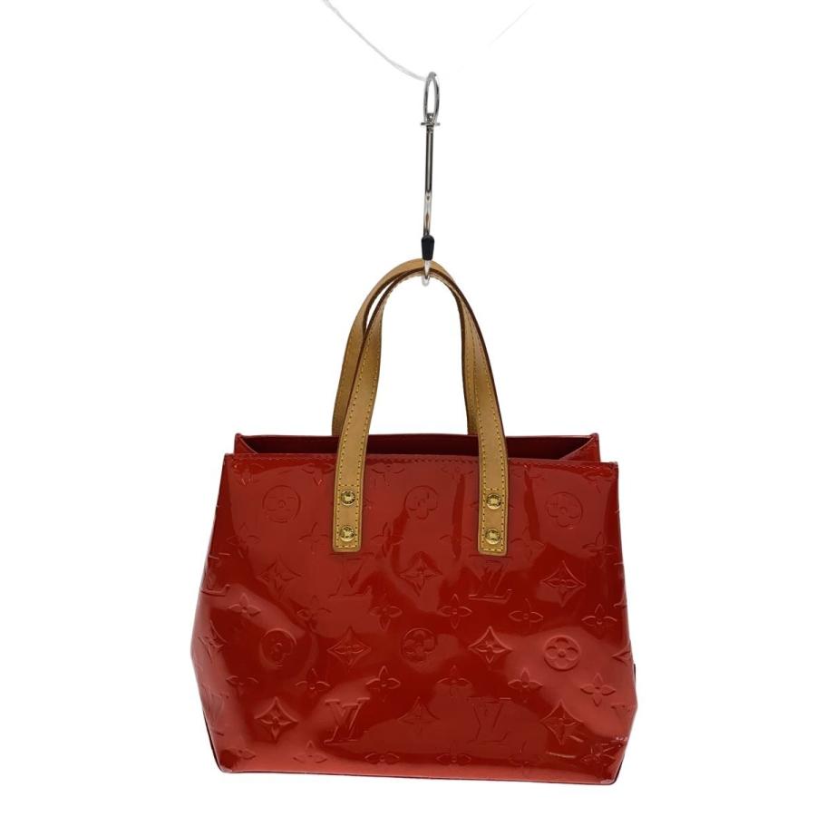 LOUIS VUITTON◇リードPM_モノグラム・ヴェルニ/エナメル/RED