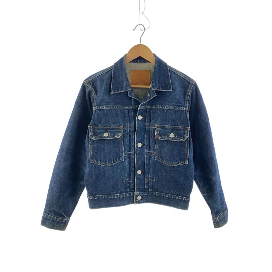 Levi's◇2nd復刻/95年製/BIGE/ボタン裏J02 Gジャン/36/コットン/IDG