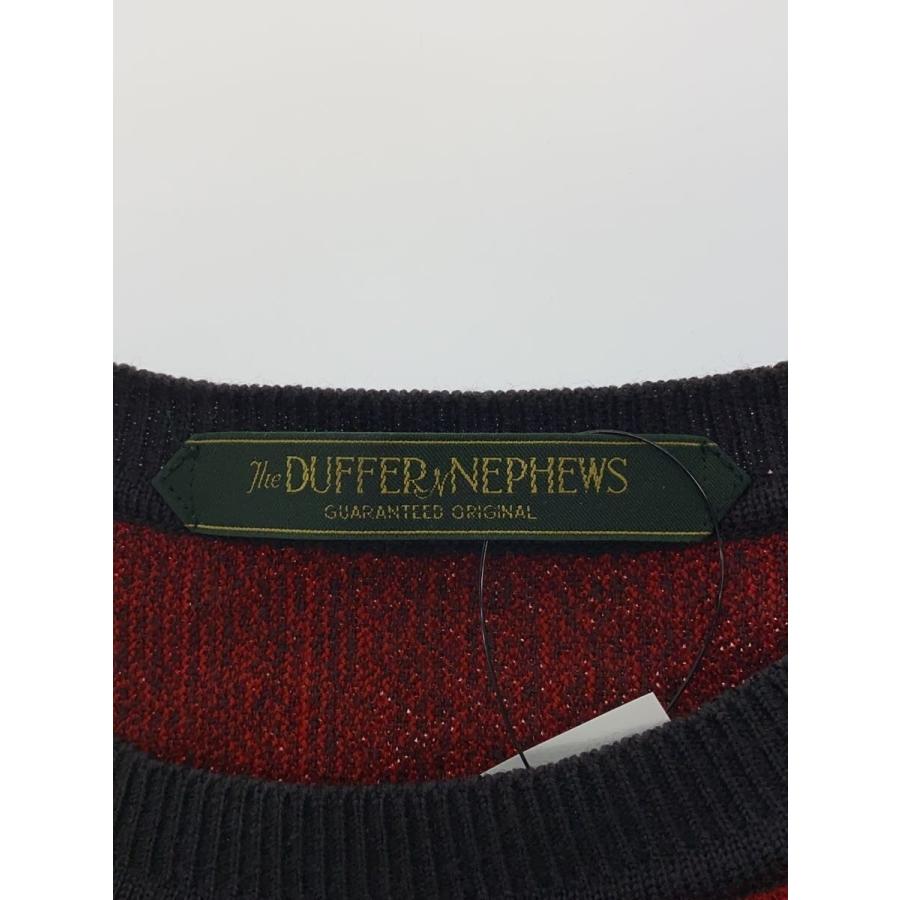 The DUFFER N NEPHEWS/ニット・セーター(薄手)/L/ウール/RED/DF-V1 