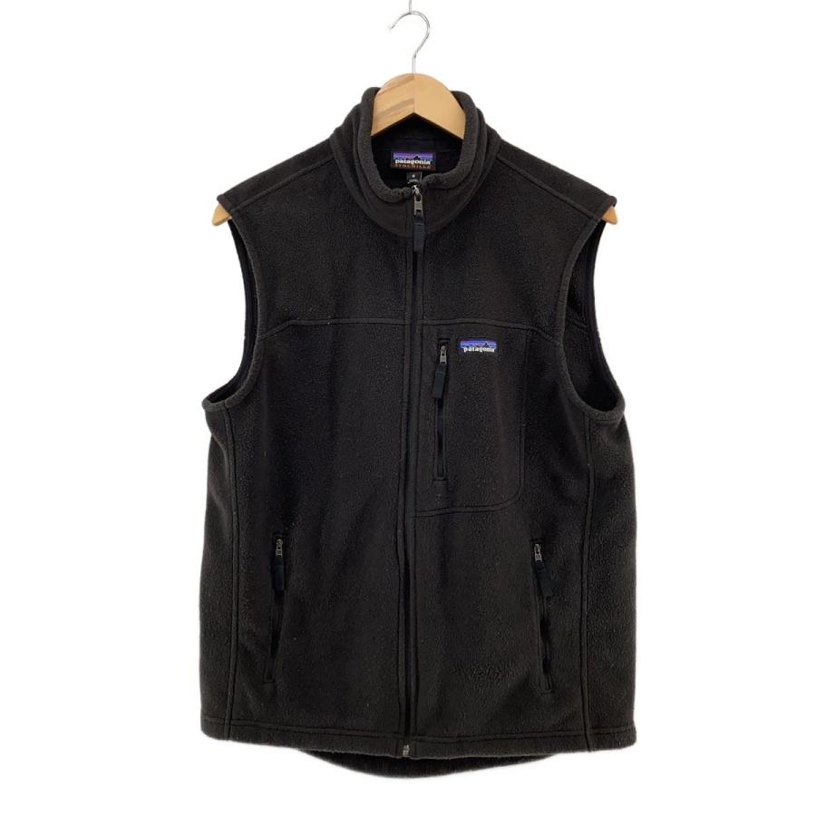 patagonia フリースベスト M ブラック patagonia◇フリースベスト/M/ポリエステル/BLK/23010FA17