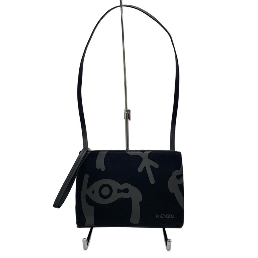 KENZO ショルダーバッグ KENZO◇ショルダーバッグ/キャンバス/BLK// : セカンドストリートYahoo