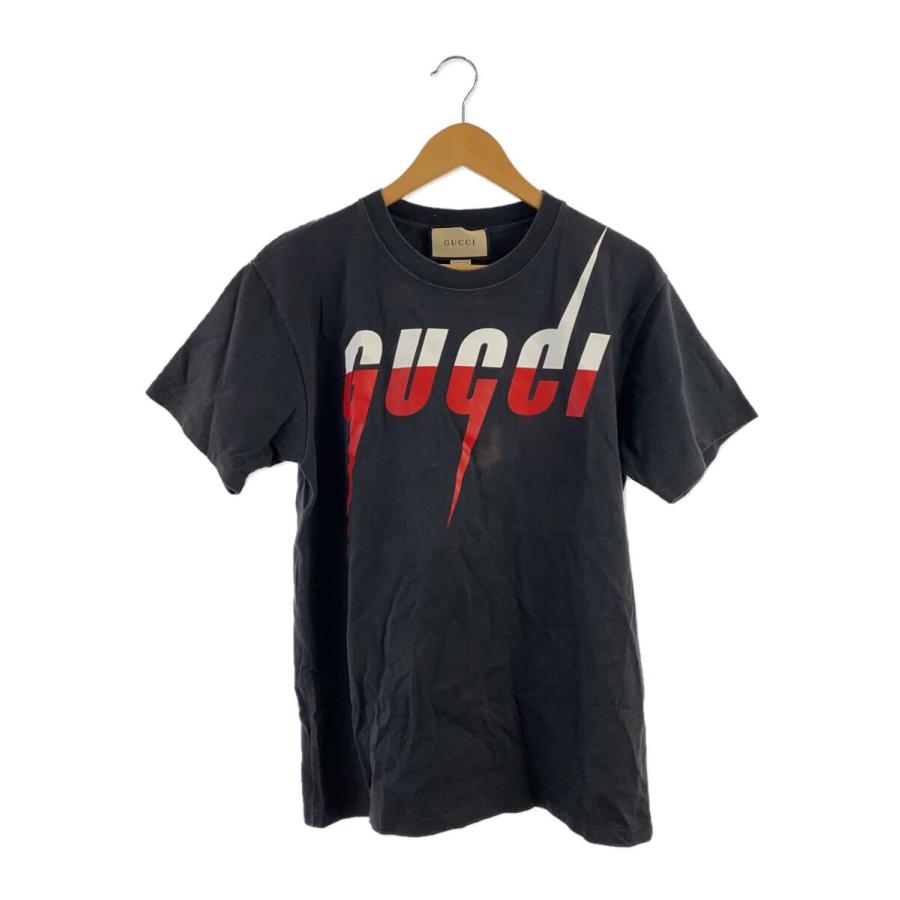 GUCCI◇Tシャツ/XS/コットン/BLK/565806 : セカンドストリートYahoo!店
