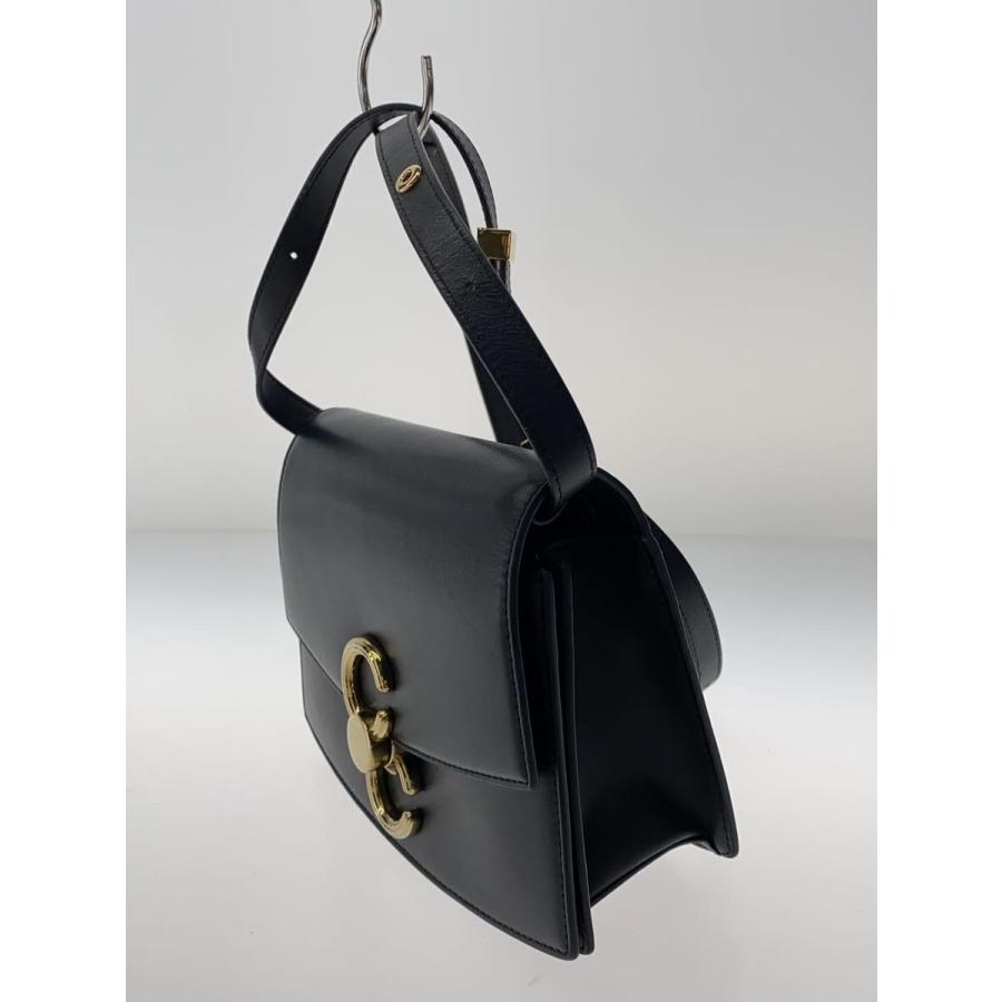 CAFUNÉ ショルダーバッグ CAFUNE◇ショルダーバッグ/レザー/BLK/無地 : セカンド