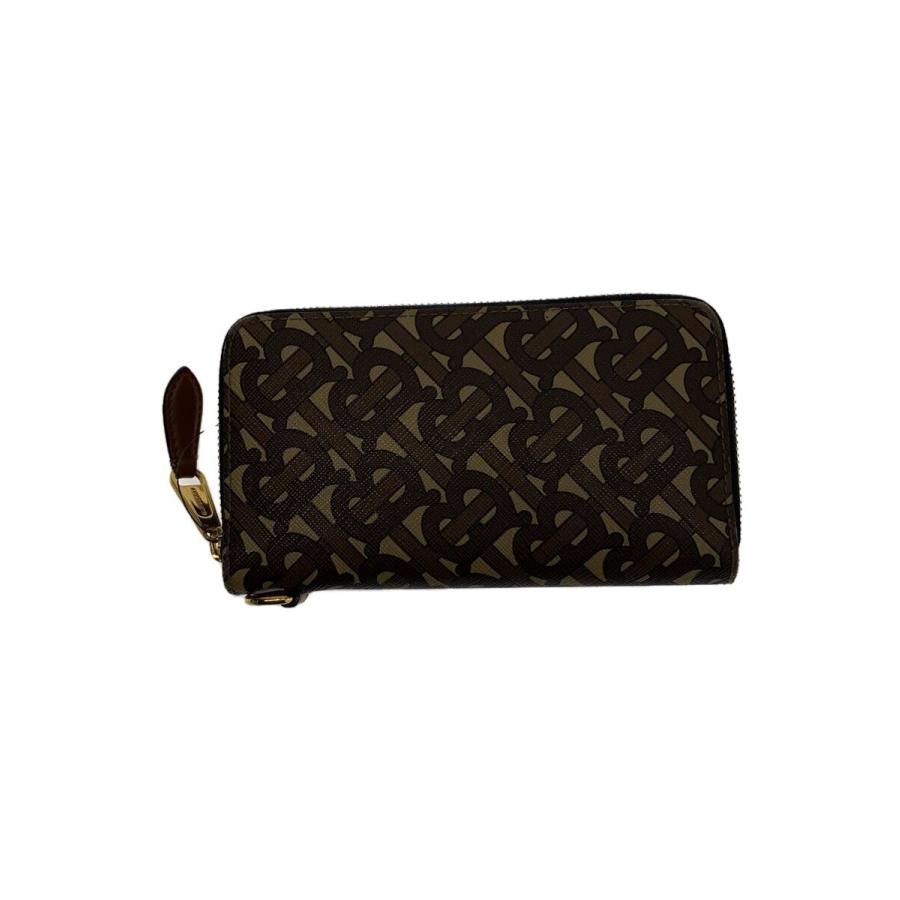 BURBERRY◇ラウンドファスナー/長財布/--/BRW/総柄/メンズ/8022947
