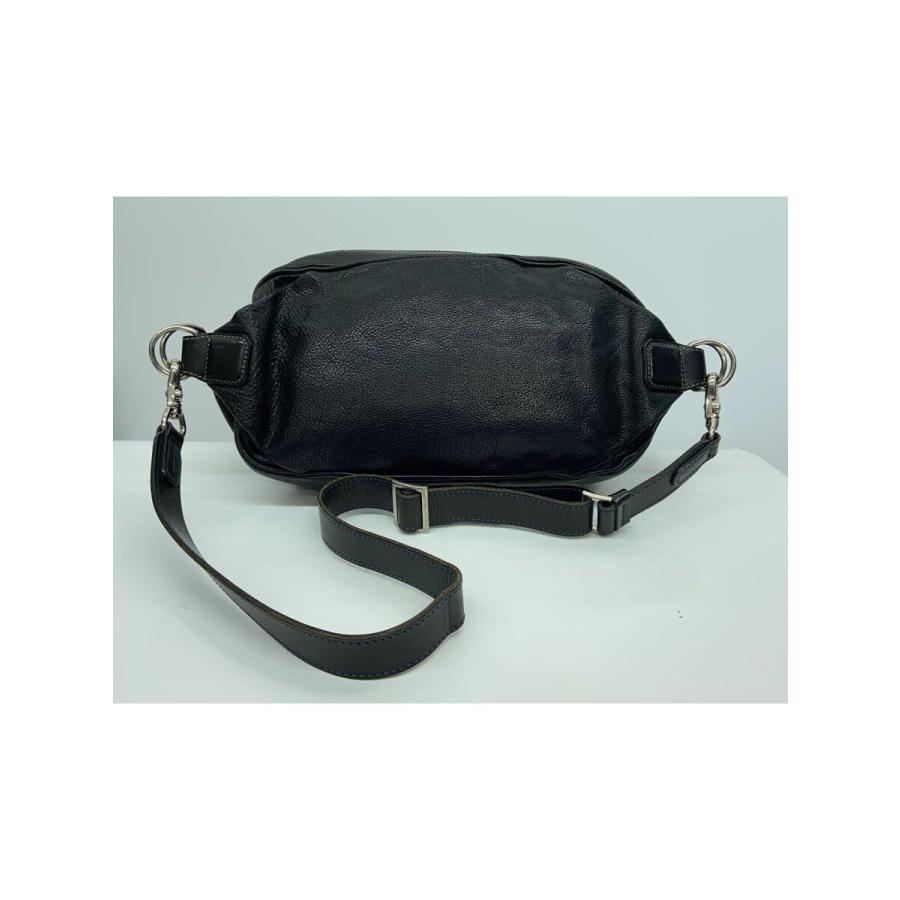 土屋鞄◇ショルダーバッグ/レザー/BLK : セカンドストリートYahoo!店