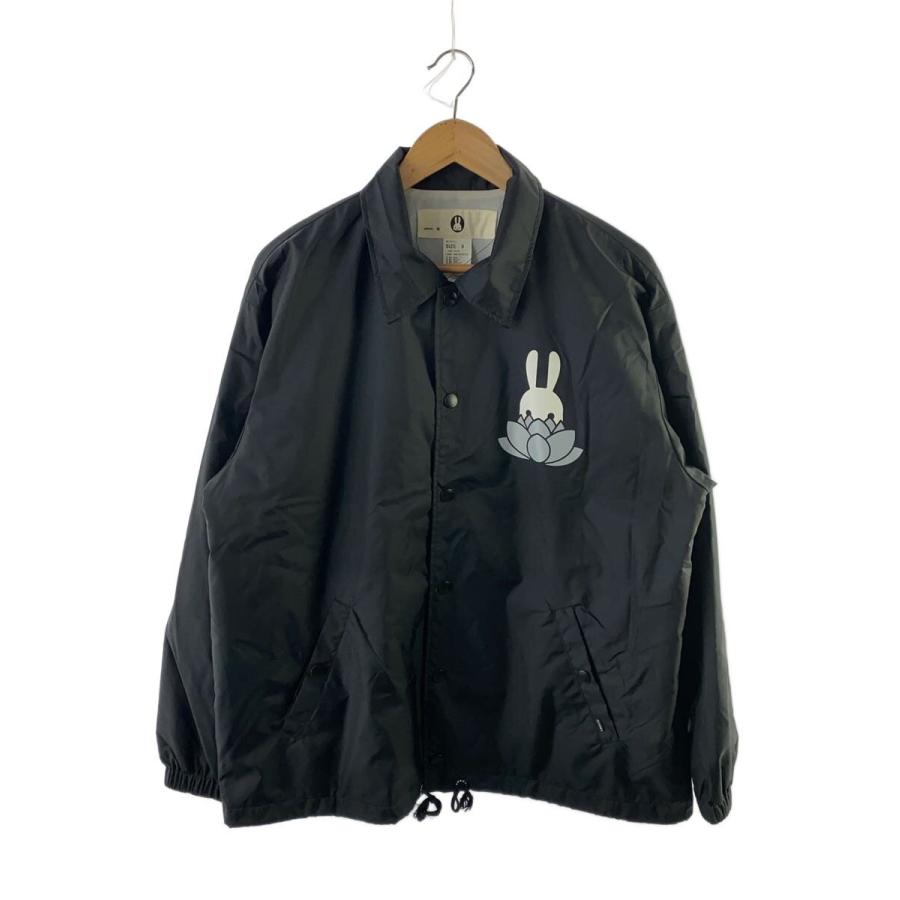 CUNE◇コーチジャケット/3/ナイロン/BLK/MC10YC13 : セカンド