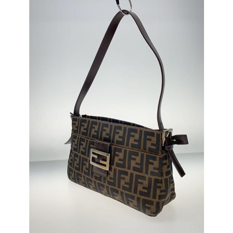 FENDI◇ショルダーバッグ/キャンバス/BRW/総柄/222826566 : セカンド