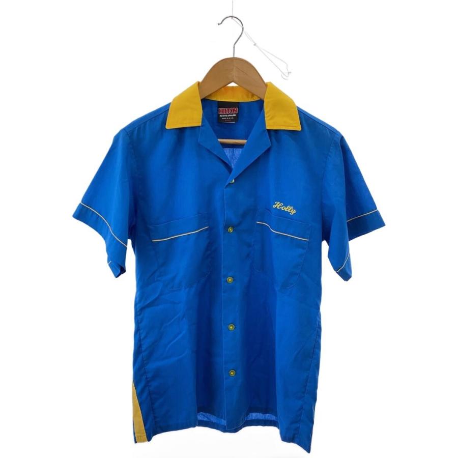 HILTON◇ボーリングシャツ/S/コットン/BLU : セカンドストリートYahoo