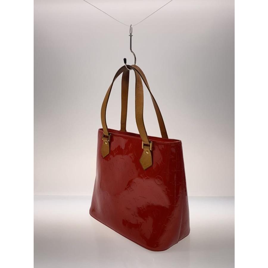 LOUIS VUITTON◇ヒューストン_モノグラム・ヴェルニ/エナメル/RED