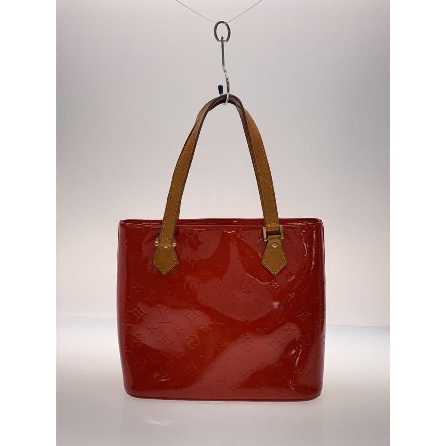 LOUIS VUITTON◇ヒューストン_モノグラム・ヴェルニ/エナメル/RED 