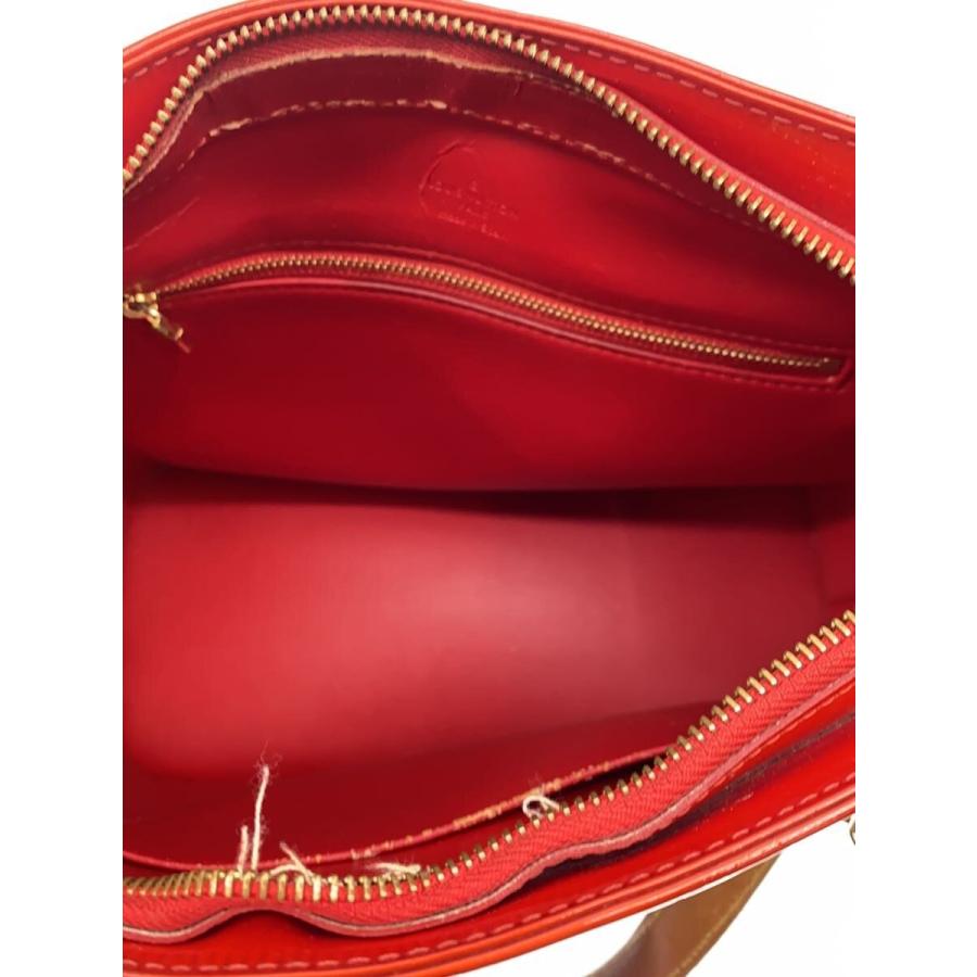 LOUIS VUITTON◇ヒューストン_モノグラム・ヴェルニ/エナメル/RED