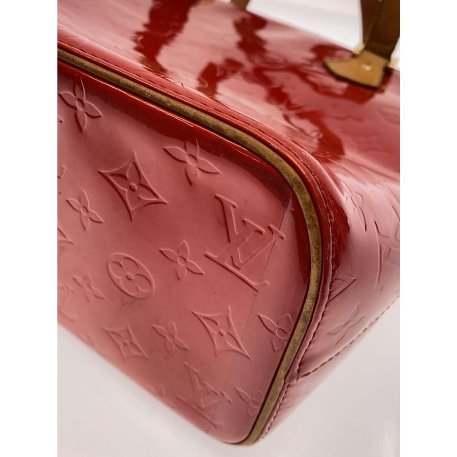 LOUIS VUITTON◇ヒューストン_モノグラム・ヴェルニ/エナメル/RED