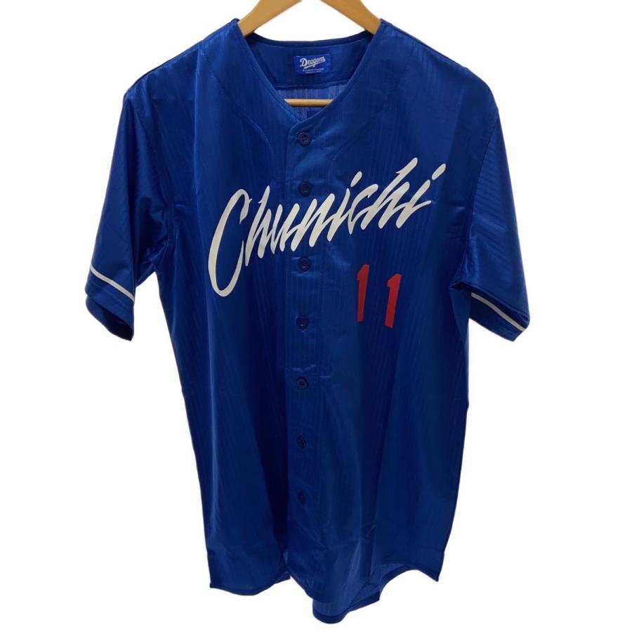 CHUNICHI ユニフォーム 青/赤 中日ドラゴンズ復刻オールドユニホーム 中日ドラゴンズ/サポーターズユニホーム/FREE/BLU : セカンド