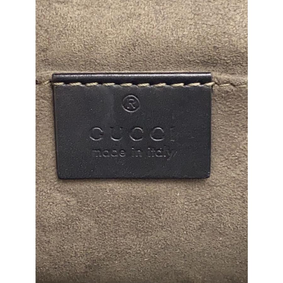 GUCCI◇ボディバッグ_グッチシマ/レザー/BLK/総柄/450970// : セカンド