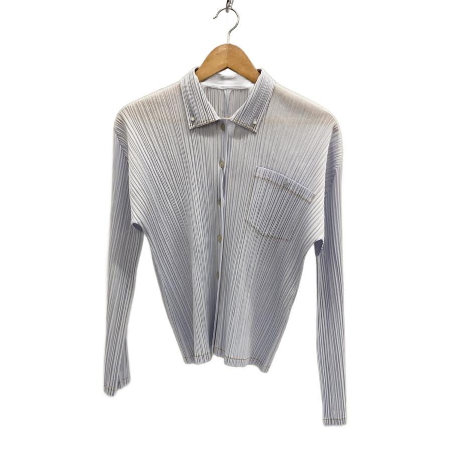 未使用PLEATS PLEASE 襟付き　シャツ　大きいサイズ BASICS – isseymiyake.com