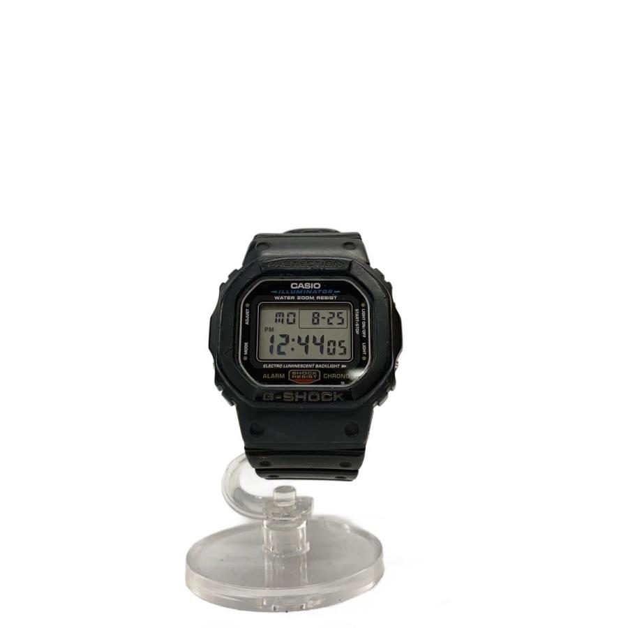 CASIO◇クォーツ腕時計・G-SHOCK/デジタル/ラバー/BLK/BLK