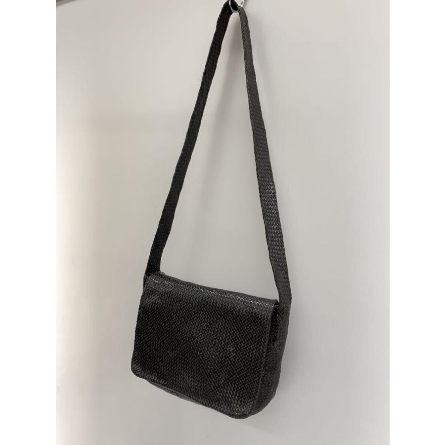 ヨーガンレール ゴートメッシュ レザーショルダーバッグ JURGEN LEHL◇ゴートメッシュ/ショルダーバッグ/レザー/BLK/無地