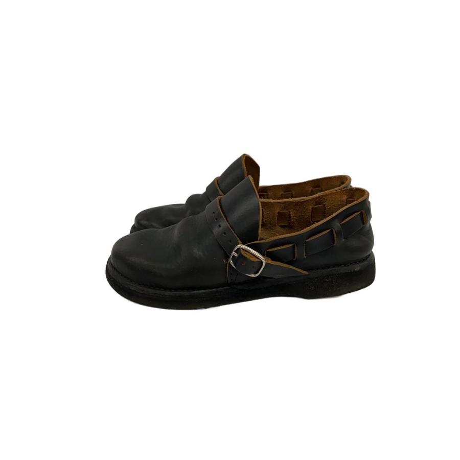 FERNAND LEATHER◇Middle English/シューズ/US6.5/BLK/レザー