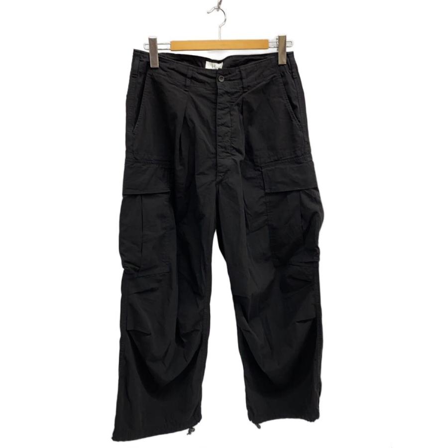 HERILL◇Ripstop Jungle Fatigue Pants/2/コットン/BLK/25-030-HL-8160