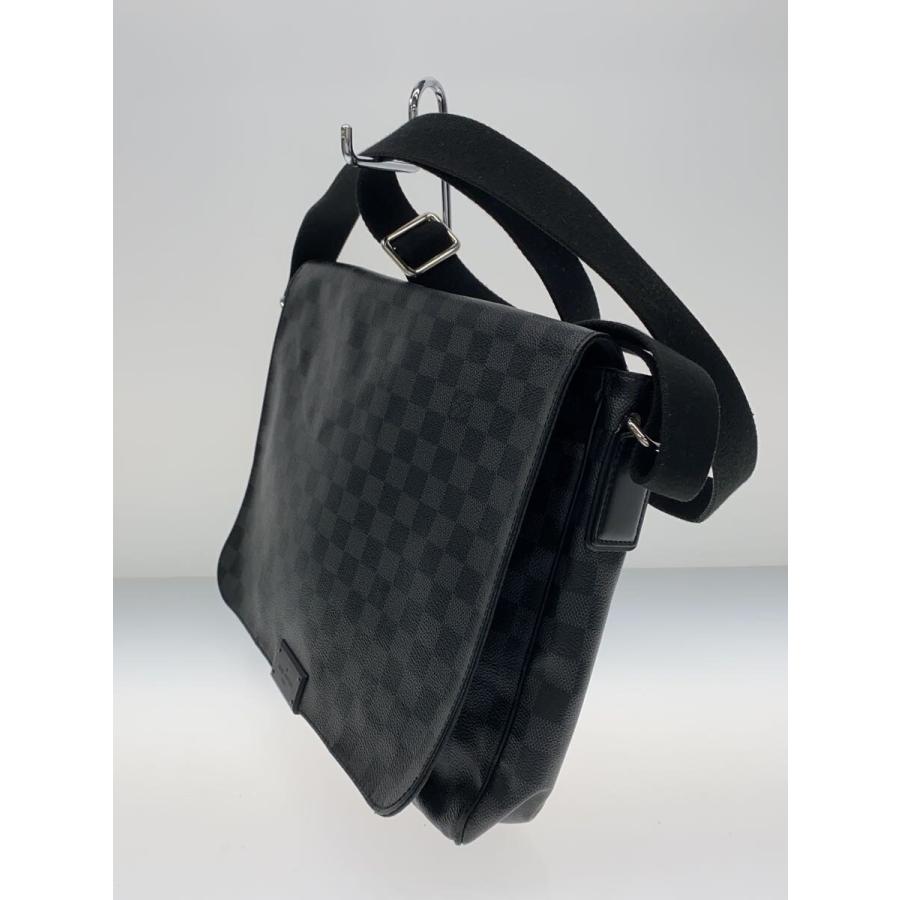 【ほぼ未使用】　LOUIS VUITTON グラフィット ディストリクト LOUIS VUITTON◇1)ディストリクトMM_ダミエ・グラフィット/PVC/BLK
