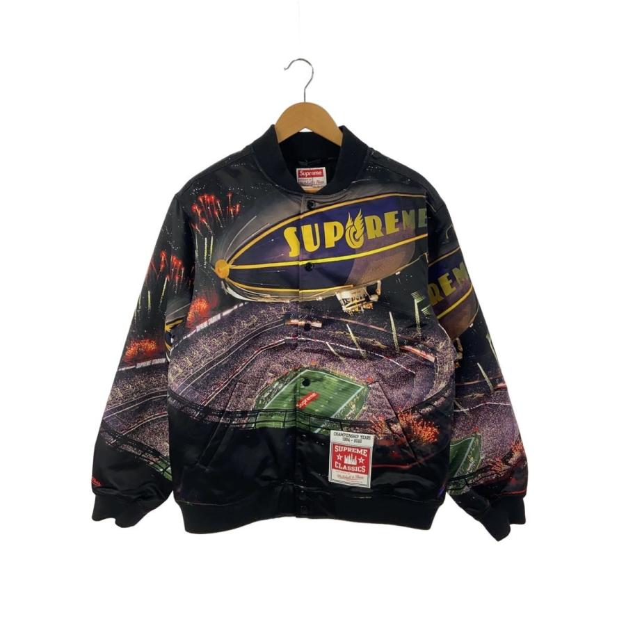 Supreme◇22SS/Stadium Satin Varsity Jacket/スタジャン/L