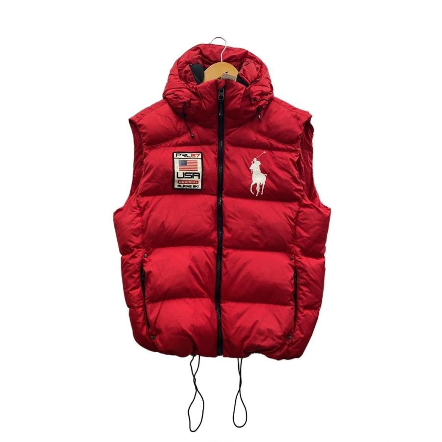 Polo by Ralph Lauren ビックポニー赤 ダウンベスト L POLO Ralph