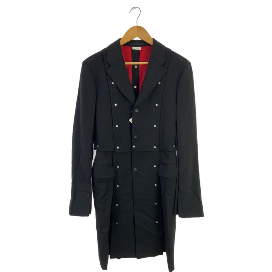 COMME des GARCONS HOMME PLUS◇16AW/コート/S/ウール/BLK/PR-J040