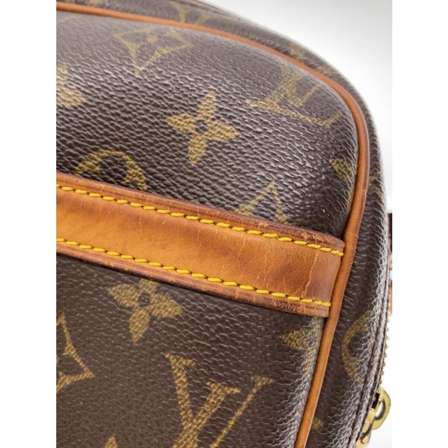 LOUIS VUITTON◇リポーターPM_モノグラム・キャンバス_BRW/PVC/BRW