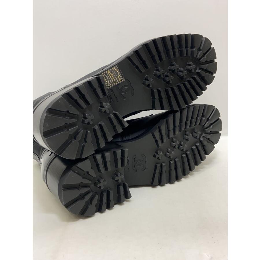 CHANEL◇ショートブーツ/38/BLK/G45183 : セカンドストリートYahoo!店