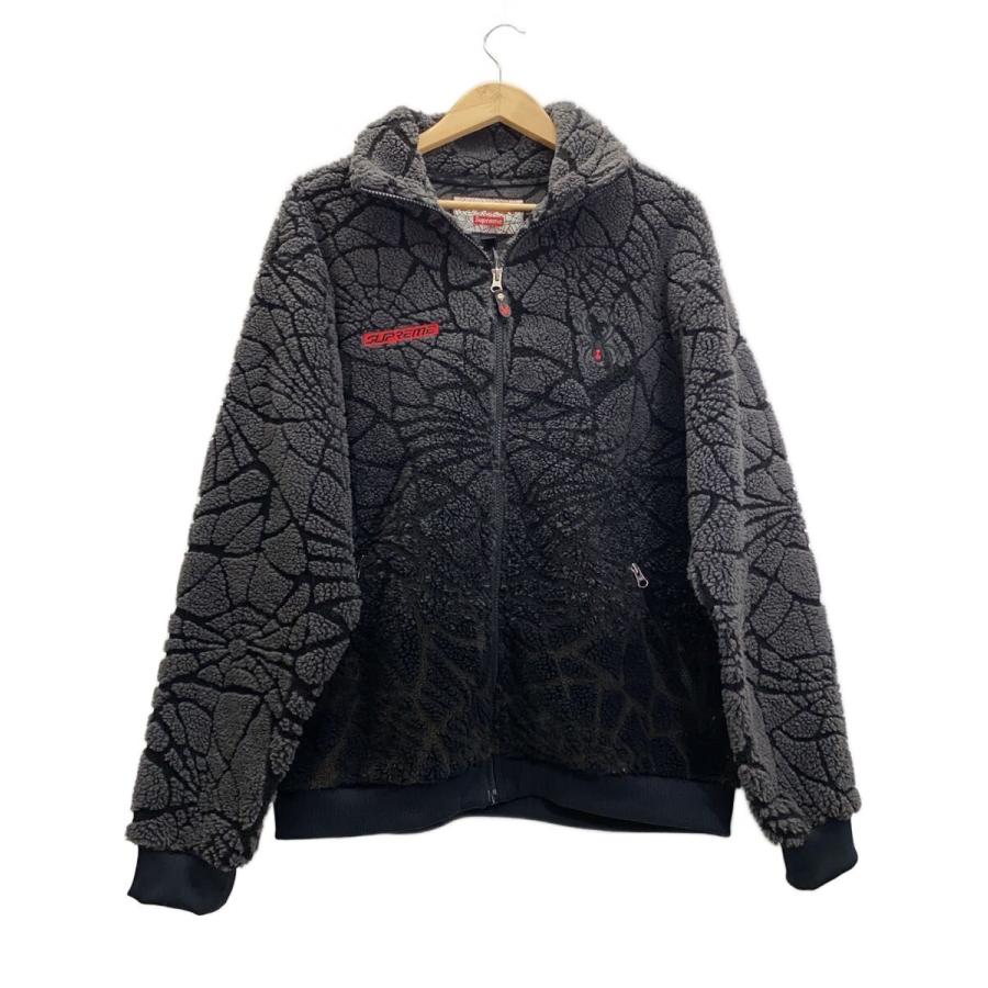 Supreme◇フリースジャケット/L/ポリエステル/GRY/総柄/229632NA