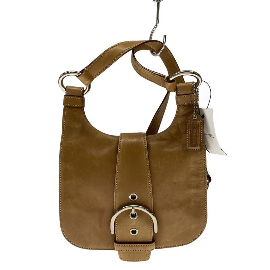 COACH◇ショルダーバッグ_ソーホー_キャメル/レザー/CML// : セカンド 