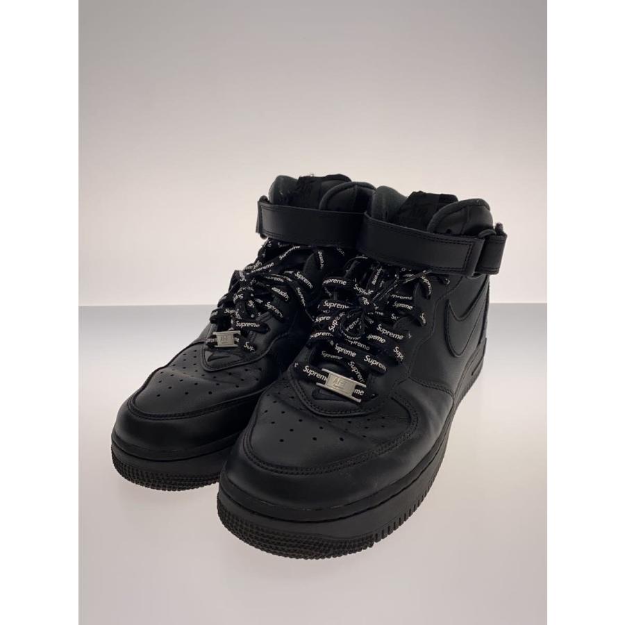 NIKE◇AIR FORCE 1 MID_エアフォース ミッド/27.5cm/BLK// : セカンド 