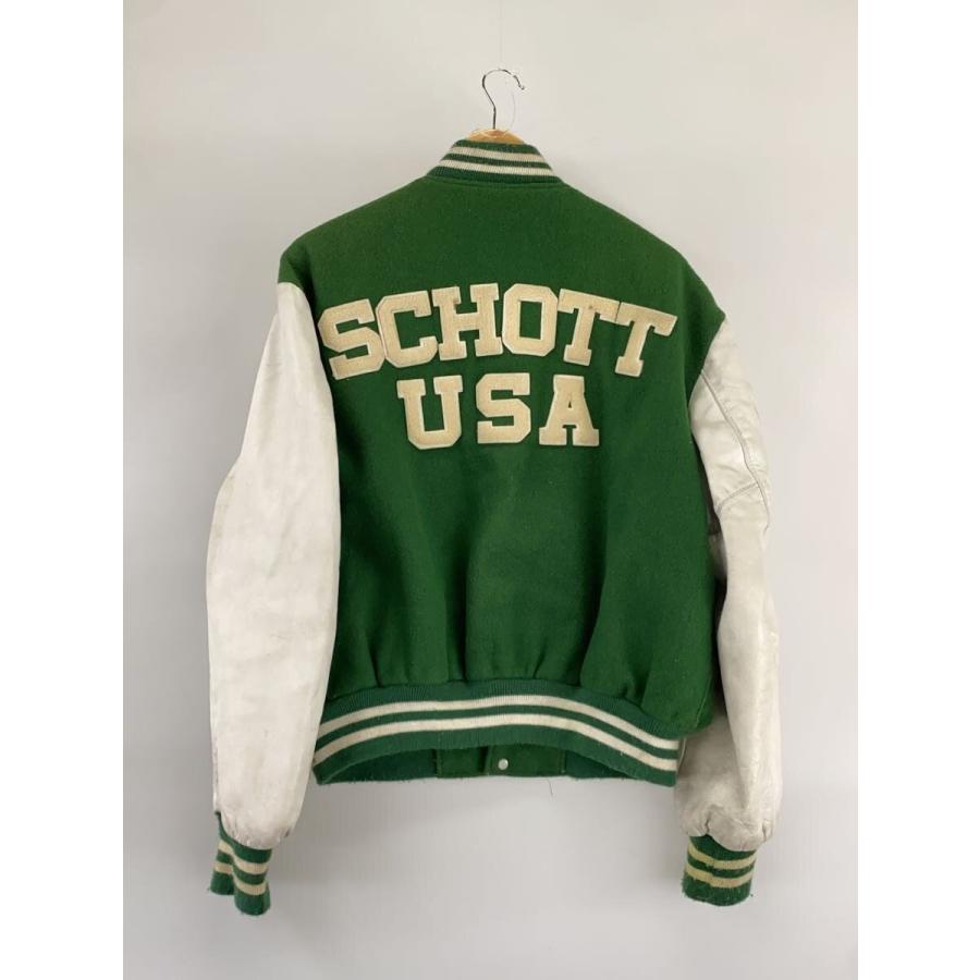 Schott◇スタジャン/40/ウール/GRN/770 : セカンドストリートYahoo!店