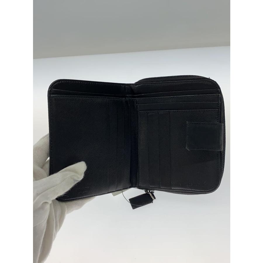 PRADA◇2つ折り財布/ナイロン/BLK/無地/メンズ/M605// : セカンド
