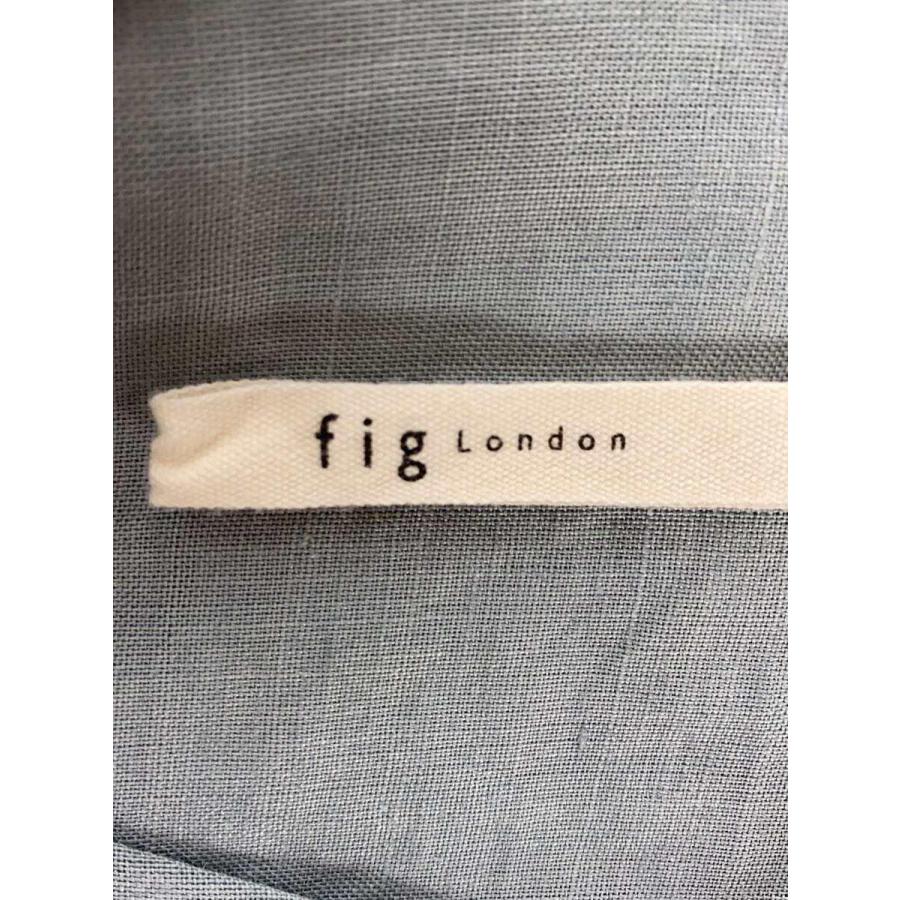 fig London◆長袖ワンピース/FREE/リネン/BLU｜ssol-shopping｜03
