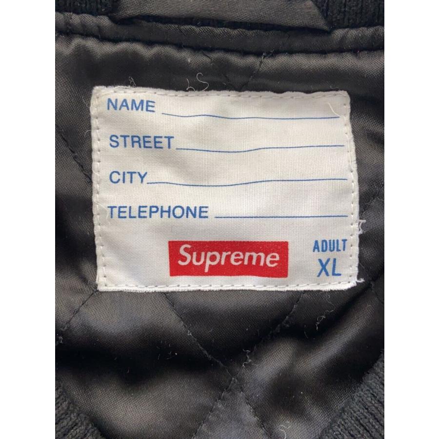 Supreme◇19FW/Delta Logo Varsity Jacket/スタジャン/XL/ウール/BLK