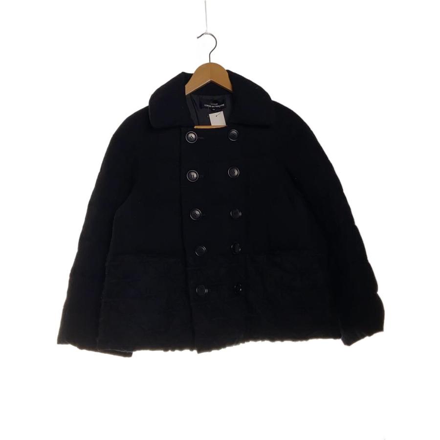 tricot COMME des GARCONS◇花柄刺繍/ダブル/ダウンジャケット/M 