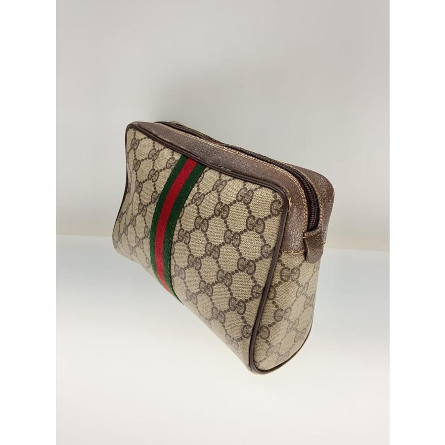GUCCI◇セカンドバッグ/PVC/BRW/総柄/56・12・012// : セカンド