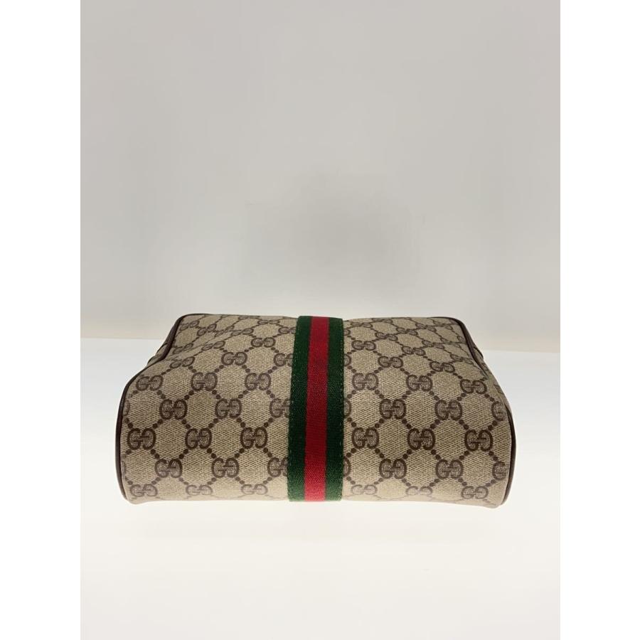 GUCCI◇セカンドバッグ/PVC/BRW/総柄/56・12・012// : セカンド