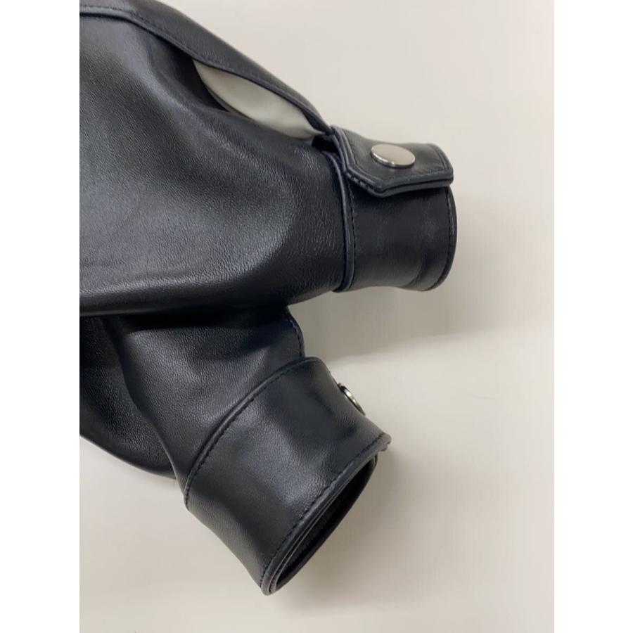 OUAT◇レザージャケット・ブルゾン/2/羊革/BLK/無地/0011008JKT